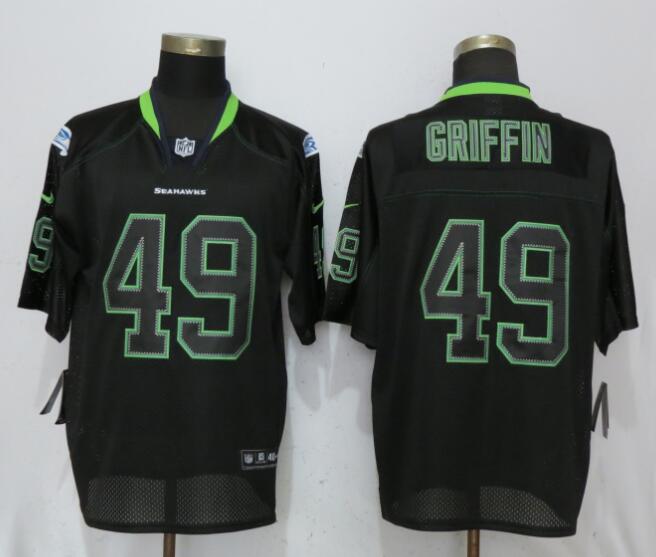Nike Seahawks 49 Shaquill Griffin Black Lights Out Elite Jersey Nike Seahawks 49 Shaquill Griffin Black Lights Out Elite Jersey