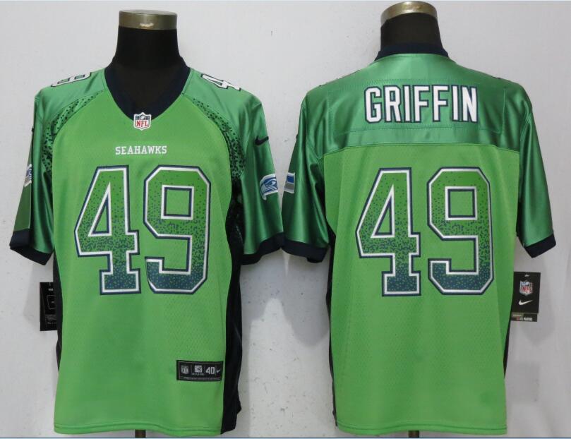 Nike Seahawks 49 Shaquill Griffin Green Drift Fashion Elite Jersey Nike Seahawks 49 Shaquill Griffin Green Drift Fashion Elite Jersey