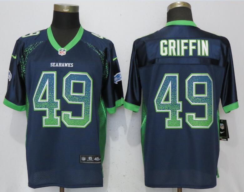 Nike Seahawks 49 Shaquill Griffin Navy Drift Fashion Elite Jersey Nike Seahawks 49 Shaquill Griffin Navy Drift Fashion Elite Jersey