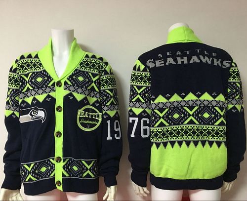 Nike Seahawks Men's Ugly Sweater_1 Nike Seahawks Men's Ugly Sweater_1