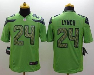Nike Seattle Seahawks #24 Marshawn Lynch Green Alternate NFL Limited Jersey Nike Seattle Seahawks #24 Marshawn Lynch Green Alternate NFL Limited Jersey