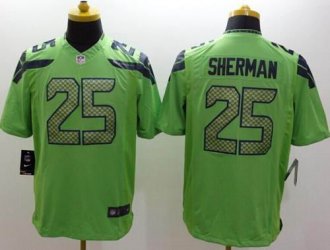 Nike Seattle Seahawks #25 Richard Sherman Green Alternate NFL Limited Jersey Nike Seattle Seahawks #25 Richard Sherman Green Alternate NFL Limited Jersey