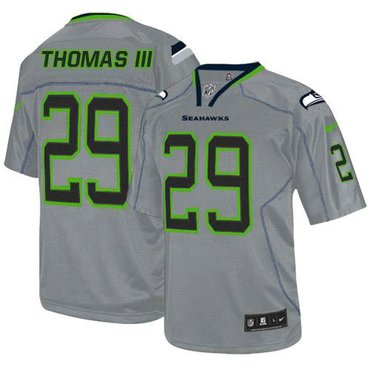 Nike Seattle Seahawks #29 Earl Thomas III Lights Out Grey NFL Elite Jersey Nike Seattle Seahawks #29 Earl Thomas III Lights Out Grey NFL Elite Jersey