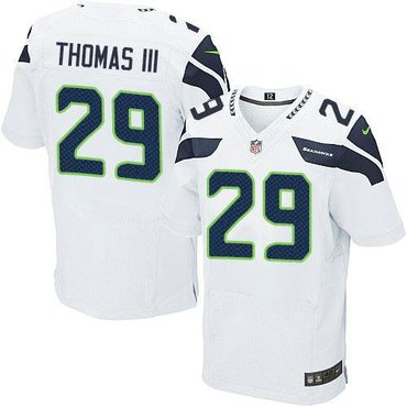 Nike Seattle Seahawks #29 Earl Thomas III White NFL Elite Jersey Nike Seattle Seahawks #29 Earl Thomas III White NFL Elite Jersey