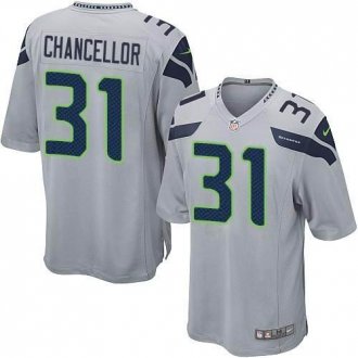 Nike Seattle Seahawks #31 Kam Chancellor Grey Alternate NFL Game Jersey Nike Seattle Seahawks #31 Kam Chancellor Grey Alternate NFL Game Jersey