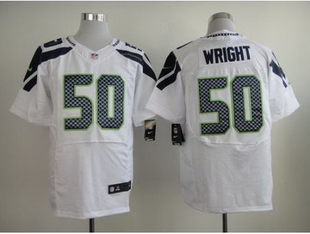 Nike Seattle Seahawks #50 K.J. Wright White Elite Jerseys Nike Seattle Seahawks #50 K.J. Wright White Elite Jerseys