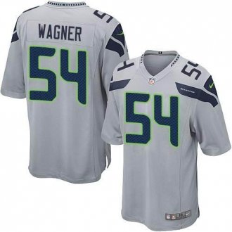 Nike Seattle Seahawks #54 Bobby Wagner Grey Alternate NFL Game Jersey Nike Seattle Seahawks #54 Bobby Wagner Grey Alternate NFL Game Jersey
