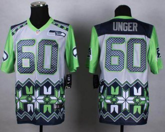 Nike Seattle Seahawks #60 Max Unger Grey NFL Elite Noble Fashion Jersey Nike Seattle Seahawks #60 Max Unger Grey NFL Elite Noble Fashion Jersey