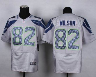Nike Seattle Seahawks #82 Luke Willson Grey Alternate NFL Elite Jersey Nike Seattle Seahawks #82 Luke Willson Grey Alternate NFL Elite Jersey