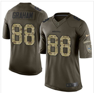 Nike Seattle Seahawks #88 Jimmy Graham Green Men's Stitched NFL Limited Salute to Service Jersey Nike Seattle Seahawks #88 Jimmy Graham Green Men's Stitched NFL Limited Salute to Service Jersey