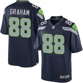 Nike Seattle Seahawks #88 Jimmy Graham Steel Blue Team Color Men's Stitched NFL Limited Jersey Nike Seattle Seahawks #88 Jimmy Graham Steel Blue Team Color Men's Stitched NFL Limited Jersey