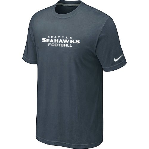 NEW NFL Seattle Seahawks Sideline Legend Authentic Font Dri-fit T-Shirt Grey NEW NFL Seattle Seahawks Sideline Legend Authentic Font Dri-fit T-Shirt Grey