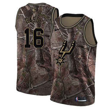 Nike Spurs #16 Pau Gasol Camo Youth NBA Swingman Realtree Collection Jersey Nike Spurs #16 Pau Gasol Camo Youth NBA Swingman Realtree Collection Jersey