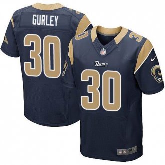 Nike St. Louis Rams #30 Todd Gurley Navy Blue Team Color Men's Stitched NFL Elite Jersey Nike St. Louis Rams #30 Todd Gurley Navy Blue Team Color Men's Stitched NFL Elite Jersey