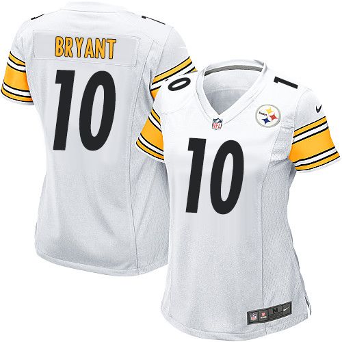 Nike Steelers #10 Martavis Bryant White Women's Stitched NFL Elite Jersey