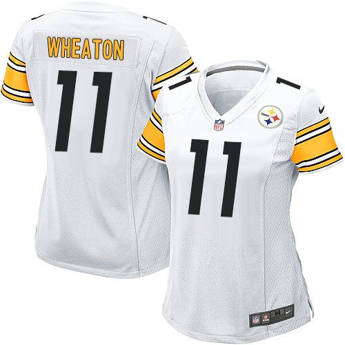Nike Steelers #11 Markus Wheaton White Women's Stitched NFL Elite Jersey