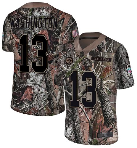 Nike Steelers #13 James Washington Camo Men's Stitched NFL Limited Rush Realtree Jersey Nike Steelers #13 James Washington Camo Men's Stitched NFL Limited Rush Realtree Jersey