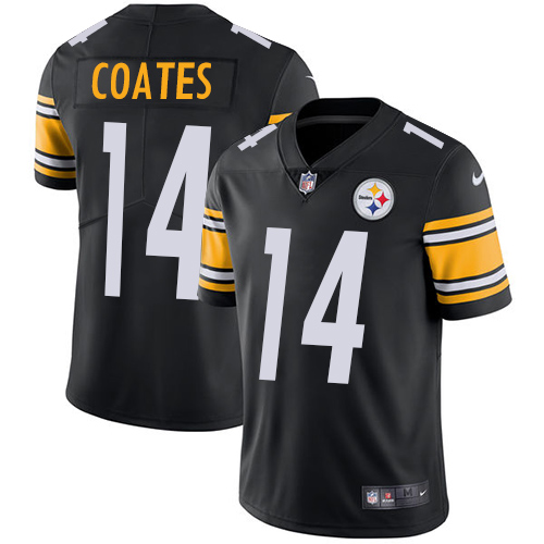 Nike Steelers #14 Sammie Coates Black Team Color Youth Stitched NFL Vapor Untouchable Limited Jersey