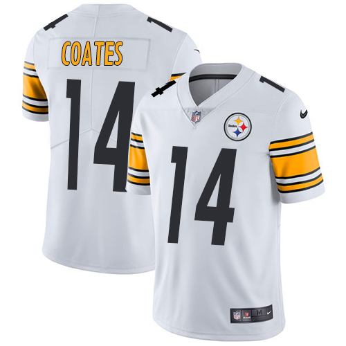 Nike Steelers #14 Sammie Coates White Youth Stitched NFL Vapor Untouchable Limited Jersey