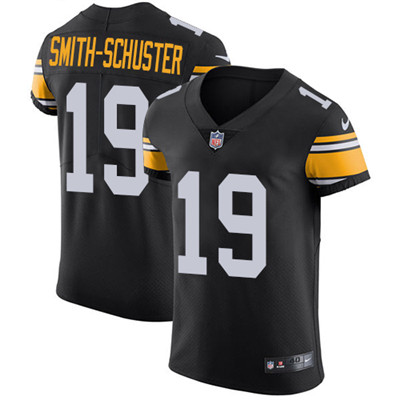 Nike Steelers #19 JuJu Smith-Schuster Black Alternate Men's Stitched NFL Vapor Untouchable Elite Jersey Nike Steelers #19 JuJu Smith-Schuster Black Alternate Men's Stitched NFL Vapor Untouchable Elite Jersey
