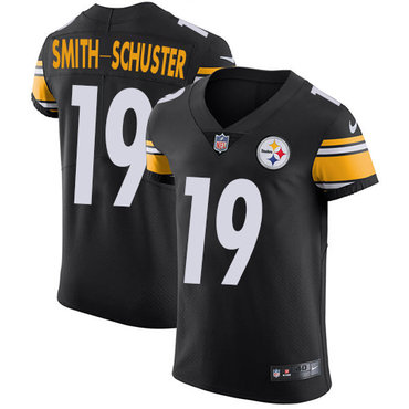 Nike Steelers #19 JuJu Smith-Schuster Black Team Color Men's Stitched NFL Vapor Untouchable Elite Jersey