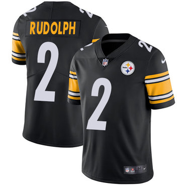 Nike Steelers #2 Mason Rudolph Black Team Color Men's Stitched NFL Vapor Untouchable Limited Jersey Nike Steelers #2 Mason Rudolph Black Team Color Men's Stitched NFL Vapor Untouchable Limited Jersey
