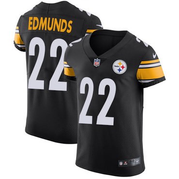 Nike Steelers #22 Terrell Edmunds Black Team Color Men's Stitched NFL Vapor Untouchable Elite Jersey Nike Steelers #22 Terrell Edmunds Black Team Color Men's Stitched NFL Vapor Untouchable Elite Jersey