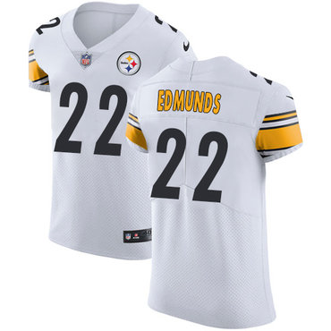 Nike Steelers #22 Terrell Edmunds White Men's Stitched NFL Vapor Untouchable Elite Jersey Nike Steelers #22 Terrell Edmunds White Men's Stitched NFL Vapor Untouchable Elite Jersey