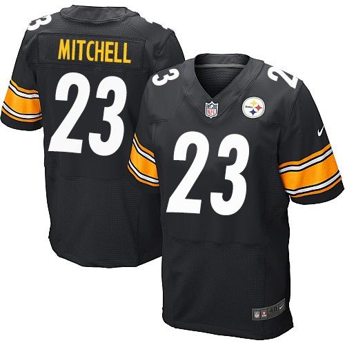 Nike Steelers #23 Mike Mitchell Black Team Color Men's Stitched NFL Elite Jersey Nike Steelers #23 Mike Mitchell Black Team Color Men's Stitched NFL Elite Jersey