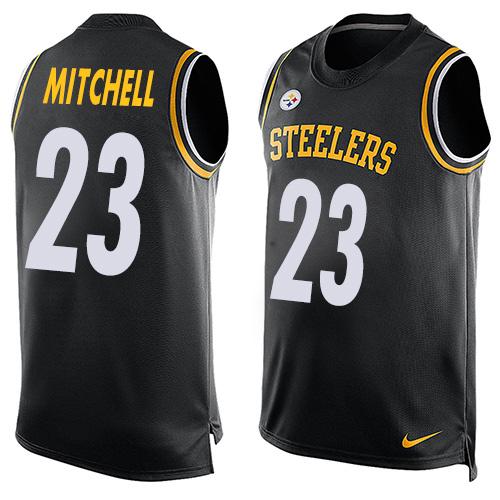 Nike Steelers #23 Mike Mitchell Black Team Color Men's Stitched NFL Limited Tank Top Jersey Nike Steelers #23 Mike Mitchell Black Team Color Men's Stitched NFL Limited Tank Top Jersey