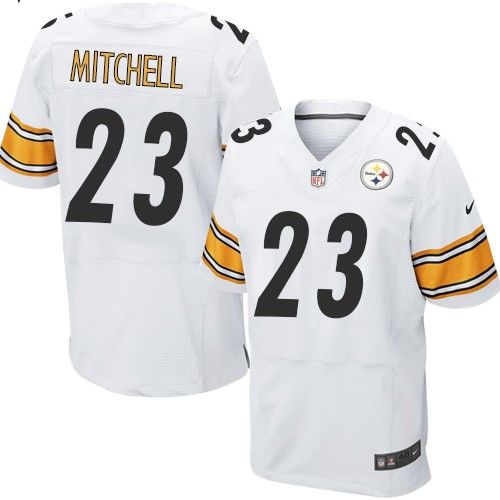 Nike Steelers #23 Mike Mitchell White Men's Stitched NFL Elite Jersey Nike Steelers #23 Mike Mitchell White Men's Stitched NFL Elite Jersey