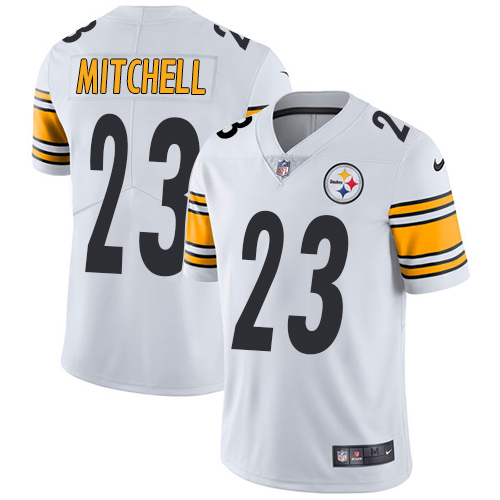 Nike Steelers #23 Mike Mitchell White Men's Stitched NFL Vapor Untouchable Limited Jersey Nike Steelers #23 Mike Mitchell White Men's Stitched NFL Vapor Untouchable Limited Jersey