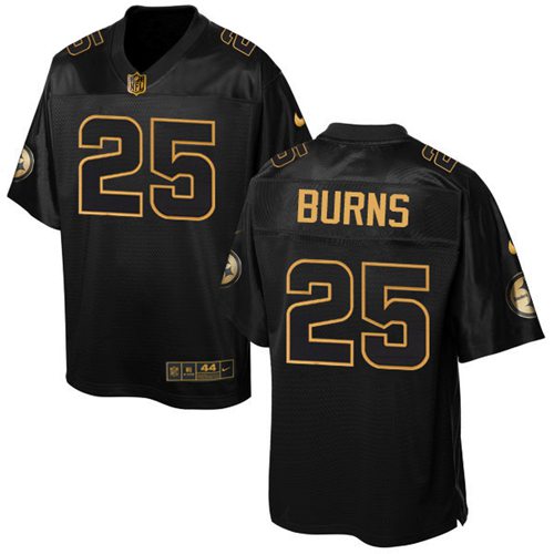 Nike Steelers #25 Artie Burns Black Men's Stitched NFL Elite Pro Line Gold Collection Jersey Nike Steelers #25 Artie Burns Black Men's Stitched NFL Elite Pro Line Gold Collection Jersey