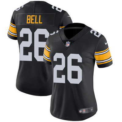 Nike Steelers #26 Le'Veon Bell Black Alternate Women's Stitched NFL Vapor Untouchable Limited Jersey