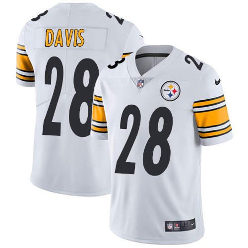 Nike Steelers #28 Sean Davis White Men's Stitched NFL Vapor Untouchable Limited Jersey Nike Steelers #28 Sean Davis White Men's Stitched NFL Vapor Untouchable Limited Jersey