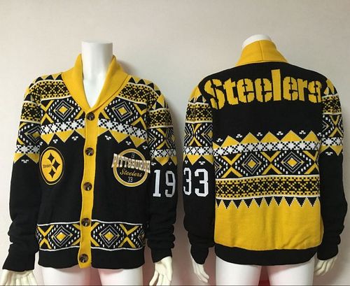 Nike Steelers #33 Black Men's Ugly Sweater Nike Steelers #33 Black Men's Ugly Sweater