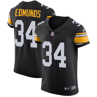 Nike Steelers #34 Terrell Edmunds Black Alternate Men's Stitched NFL Vapor Untouchable Elite Jersey Nike Steelers #34 Terrell Edmunds Black Alternate Men's Stitched NFL Vapor Untouchable Elite Jersey