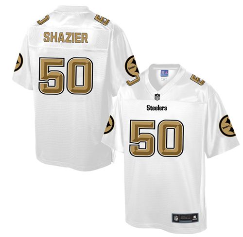 Nike Steelers #50 Ryan Shazier White Men's NFL Pro Line Fashion Game Jersey Nike Steelers #50 Ryan Shazier White Men's NFL Pro Line Fashion Game Jersey