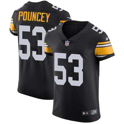 Nike Steelers #53 Maurkice Pouncey Black Alternate Men's Stitched NFL Vapor Untouchable Elite Jersey Nike Steelers #53 Maurkice Pouncey Black Alternate Men's Stitched NFL Vapor Untouchable Elite Jersey