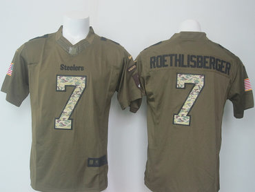 Nike Steelers #7 Ben Roethlisberger Green Men's Stitched NFL Limited Jersey Nike Steelers #7 Ben Roethlisberger Green Men's Stitched NFL Limited Jersey