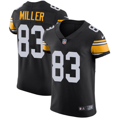 Nike Steelers #83 Heath Miller Black Alternate Men's Stitched NFL Vapor Untouchable Elite Jersey Nike Steelers #83 Heath Miller Black Alternate Men's Stitched NFL Vapor Untouchable Elite Jersey