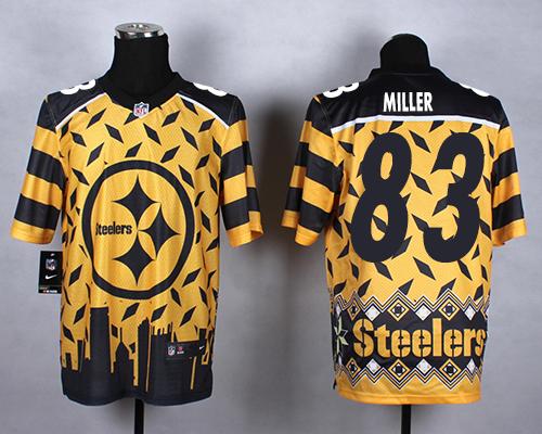 Nike Steelers #83 Heath Miller Gold Men's Stitched NFL Elite Noble Fashion Jersey Nike Steelers #83 Heath Miller Gold Men's Stitched NFL Elite Noble Fashion Jersey