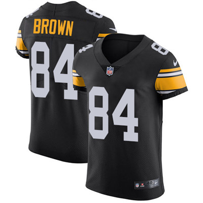 Nike Steelers #84 Antonio Brown Black Alternate Men's Stitched NFL Vapor Untouchable Elite Jersey Nike Steelers #84 Antonio Brown Black Alternate Men's Stitched NFL Vapor Untouchable Elite Jersey