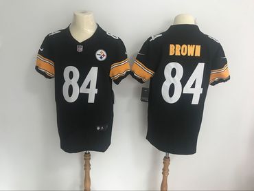 Nike Steelers #84 Antonio Brown Black Team Color Men's Stitched NFL Vapor Untouchable Elite Jersey
