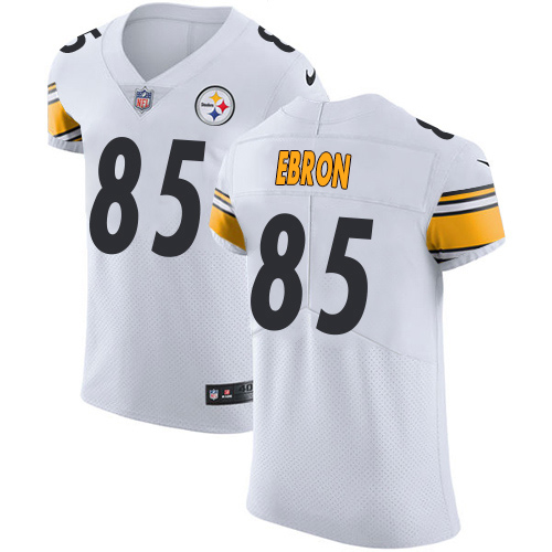 Nike Steelers #85 Eric Ebron White Men's Stitched NFL New Elite Jersey Nike Steelers #85 Eric Ebron White Men's Stitched NFL New Elite Jersey