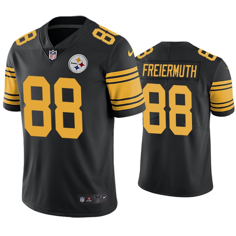 Nike Steelers #88 Pat Freiermuth Black Color Rush Jersey Nike Steelers #88 Pat Freiermuth Black Color Rush Jersey
