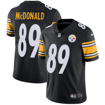 Nike Steelers #89 Vance McDonald Black Team Color Men's Stitched NFL Vapor Untouchable Limited Jersey Nike Steelers #89 Vance McDonald Black Team Color Men's Stitched NFL Vapor Untouchable Limited Jersey