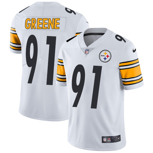 Nike Steelers #91 Kevin Greene White Men's Stitched NFL Vapor Untouchable Limited Jersey Nike Steelers #91 Kevin Greene White Men's Stitched NFL Vapor Untouchable Limited Jersey
