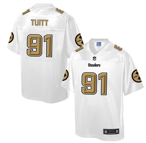 Nike Steelers #91 Stephon Tuitt White Men's NFL Pro Line Fashion Game Jersey Nike Steelers #91 Stephon Tuitt White Men's NFL Pro Line Fashion Game Jersey