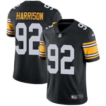 Nike Steelers #92 James Harrison Black Alternate Men's Stitched NFL Vapor Untouchable Limited